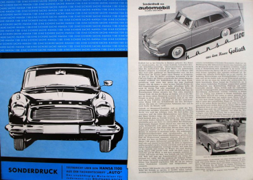 Goliath Modelprogram 1959 seventeen Carbrochure Specialprints (10570)
