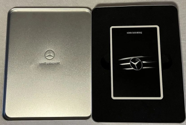 Mercedes-Benz Kartenspiel 2001 "Sternstunden" in original Metallbox (4421)