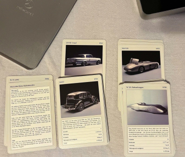 Mercedes-Benz Kartenspiel 2001 "Sternstunden" in original Metallbox (4421)