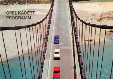 Opel Kadett A Modelprogram 1964 Carbrochure (10559)
