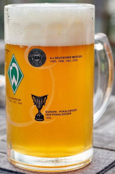 Werder Bremen Beer Mug 2005 "Erfolge" 0,5 Litre Glas (10562)