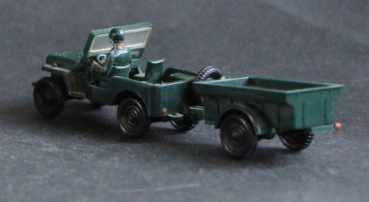 Siku Willys Jeep with Trailer V92 Plasticmodel 1958 (10542)