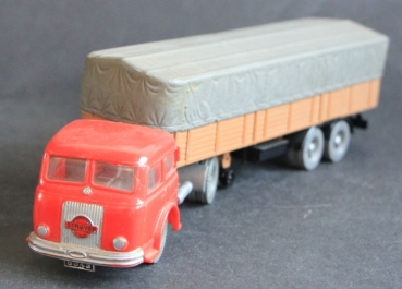 Siku Henschel HS 170 Semitrailer Kaessbohrer V124 Plasticmodel 1959 (10533)