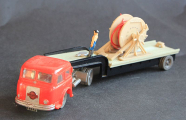 Siku Henschel Truck with Cabletrailer V152 Plasticmodel 1960 (10549)