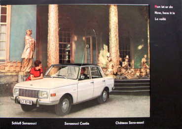 Wartburg 1000 Modellprogramm 1966 "Der neue Wartburg" Automobilprospekt (1463)