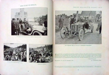 Continental Tires "Prinz Heinrich Fahrt 1910" Automobile-Motorracing 1910 (7153)