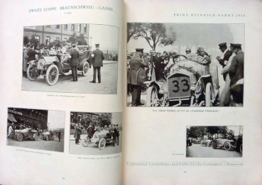 Continental Tires "Prinz Heinrich Fahrt 1910" Automobile-Motorracing 1910 (7153)