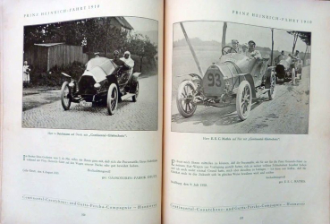Continental Tires "Prinz Heinrich Fahrt 1910" Automobile-Motorracing 1910 (7153)