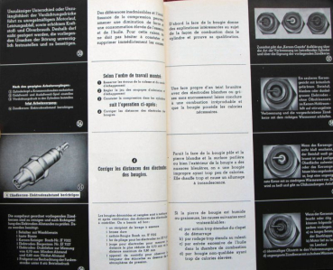 Opel Dienst "Motor-Einstellungen" Reparaturhandbuch 1942 (10622)