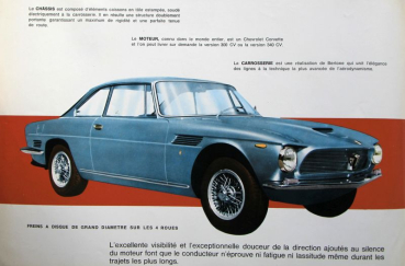 ISO Rivolta 300 Modelprogram 1962 Carbrochure (1605)