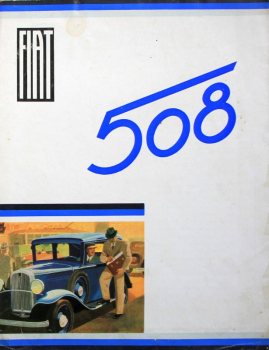 Fiat 508 Modelprogram 1933 Carbrochure (10647)
