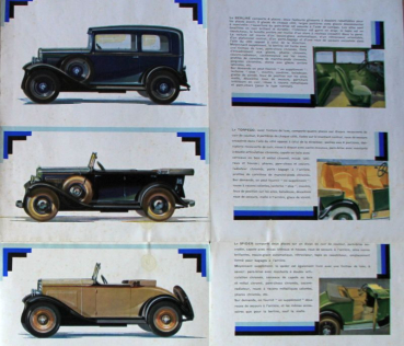 Fiat 508 Modelprogram 1933 Carbrochure (10647)