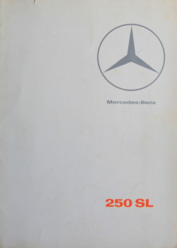 Mercedes-Benz 250 SL Modellprogramm 1967 Automobilprospekt (3814)