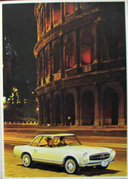Preview: Mercedes-Benz 250 SL Modellprogramm 1967 Automobilprospekt (3814)