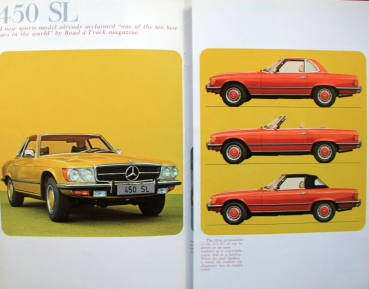 Mercedes-Benz 280 - 450 Modelprogram 1972 Carbrochure (10661)