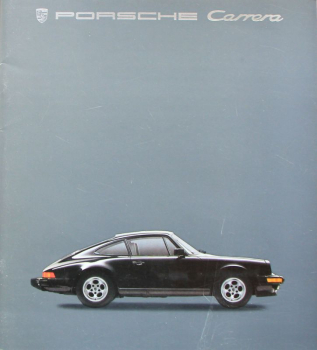 Porsche 911 Carrera Modelprogram 1985 Carbrochure (10667)