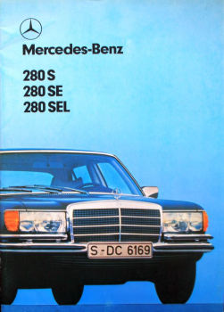 Mercedes-Benz 280 S - SEL Modelprogram 1978 Carbrochure (10659)