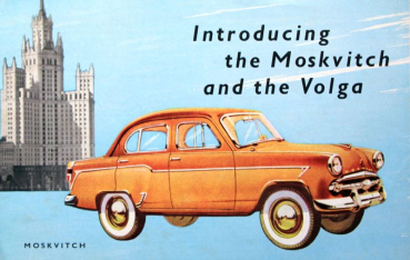Moskvitch Volga Modelprogram 1959 Carbrochure (10655)