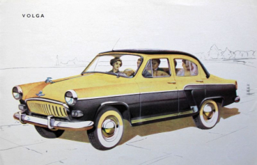 Moskvitch Volga Modelprogram 1959 Carbrochure (10655)