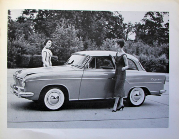 Goliath Modelprogram 1956 "For discriminating Americans" Carbrochure (10656)