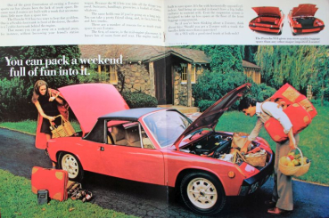 Porsche 914 Modelprogram 1973 Carbrochure (10665)