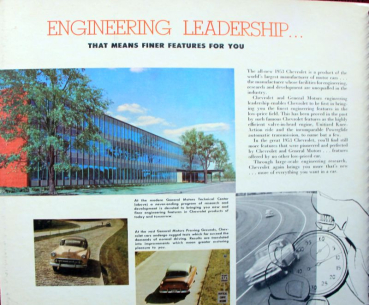 Preview: Chevrolet Modelprogram 1953 Dealer-Carcatalog (10621)