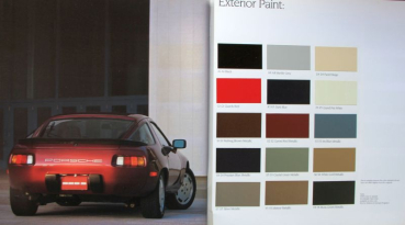 Porsche 928 S Modelprogram 1984 Carbrochure (6496)