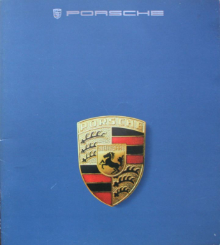 Porsche Modelprogram 1985 Carbrochure (10668)
