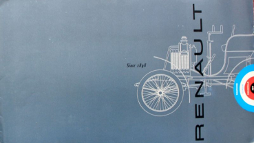 Renault Modelprogram 1961 Carbrochure (10625)