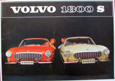 Volvo P 1800 S Modelprogram 1963 Carbrochure (10644)