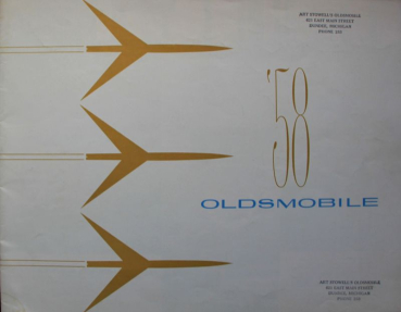Oldsmobile Modelprogram 1958 Carbrochure (10631)