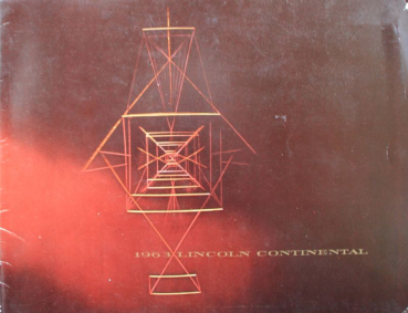 Lincoln Continental Modellprogramm 1963 Automobilprospekt (10630)