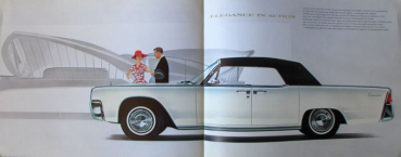 Preview: Lincoln Continental Modellprogramm 1963 Automobilprospekt (10630)