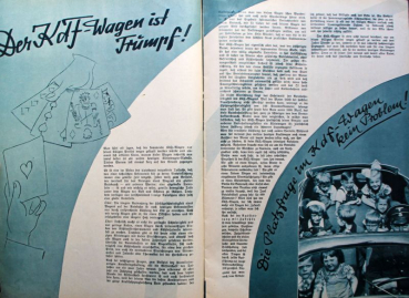 Volkswagen "Kraft durch Freude" 1939 Societymagazine with VW-KdF Story (10645)