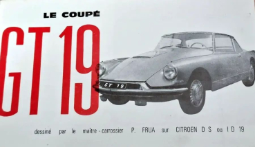 Citroen DS Bossaert GT 19 Frua Modelprogram 1963Carbrochure (10713)