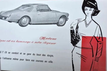 Citroen DS Bossaert GT 19 Frua Modelprogram 1963Carbrochure (10713)