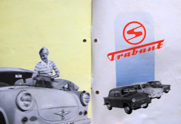 Preview: Trabant Modellprogramm 1958 "Informationen" Automobilprospekt (10676)