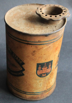 Mineralölwerke Stade Andresen Tafel & Co. 1935 Oeldose (10674)