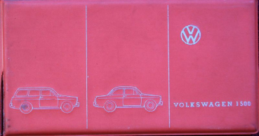 Volkswagen 1500 Modellprogramm 1965 Farbkartenmappe (10673)
