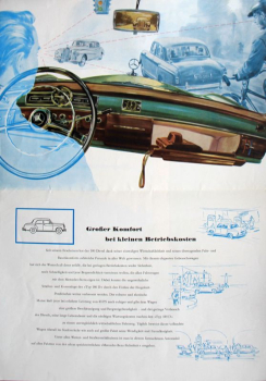 Preview: Mercedes-Benz 180 D Modellprogramm 1958 Automobilprospekt (10681)