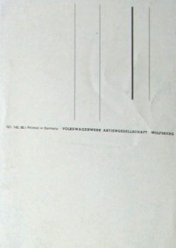 Preview: Volkswagen 1500 Limousine 1964 Werkspostkarte (10724)