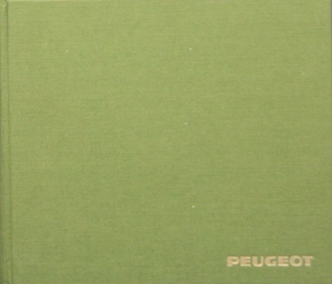 Peugeot Modellprogramm "Selection des Coupes et Cabriolets" Firmen-Fotoalbum 1973 (10716)