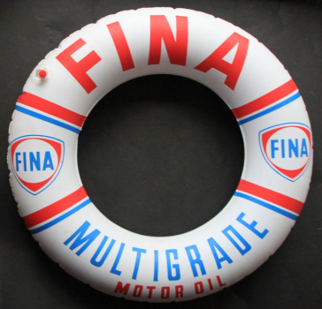 Fina Multigrade Motor Oil Schwimmring 1960 (10686)