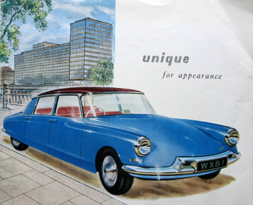 Preview: Citroen DS Safari Executive Modellprogramm 1961 Automobilprospekt (10715)