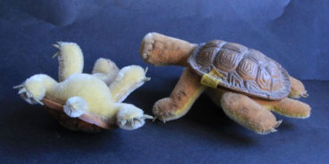 Preview: Steiff Schildkröten Mutter und Kind 1958 Plüsch (10721)