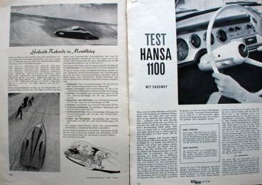 Preview: Goliath Modellprogramm 1958 Testberichte Anzeigen-Konvolut (10736)