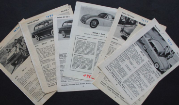 Preview: Goliath Modellprogramm 1958 Testberichte Anzeigen-Konvolut (10736)