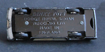 Preview: Dinky Toys England Dodge Royal Sedan Police 1958 Metallmodell (10738)