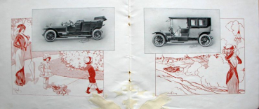 Preview: Mühlbacher Automobiles Modellprogramm 1910 Automobilprospekt (10774)