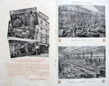 Preview: Mathis Modellprogramm 1926 Automobilprospekt (10772)